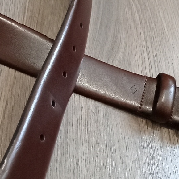 Men's JOSEPH ABBOUD Designer Leather Belt 44/110 (almost like New!) - Picture 6 of 9